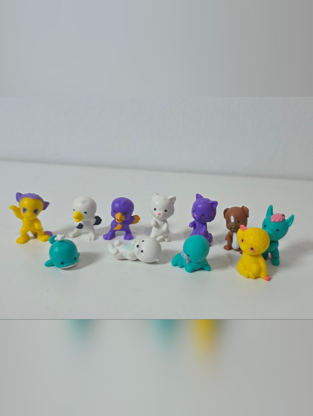 Set 2 Small Animals Assorted Mini Figurine Set